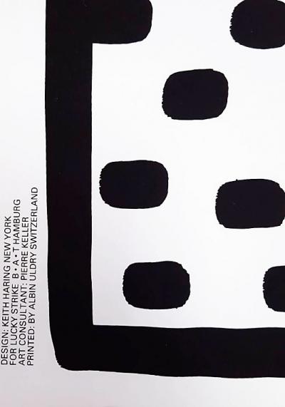 Keith Haring (d’après), Lucky Strike 1987, Sérigraphie 2