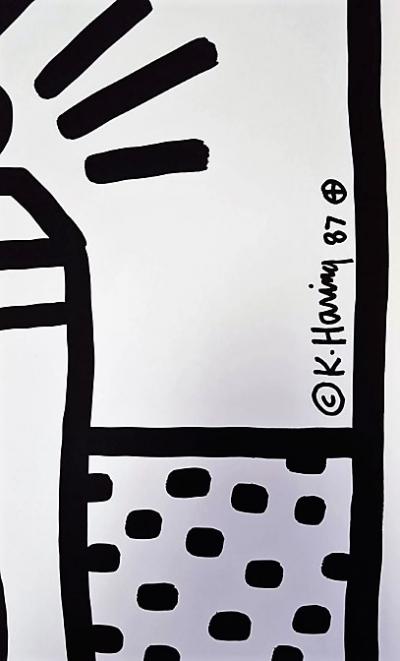 Keith Haring (d’après), Lucky Strike 1987, Sérigraphie 2