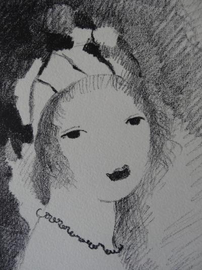 Marie LAURENCIN - Jeune fille au collier, 1930 - Lithographie originale 2