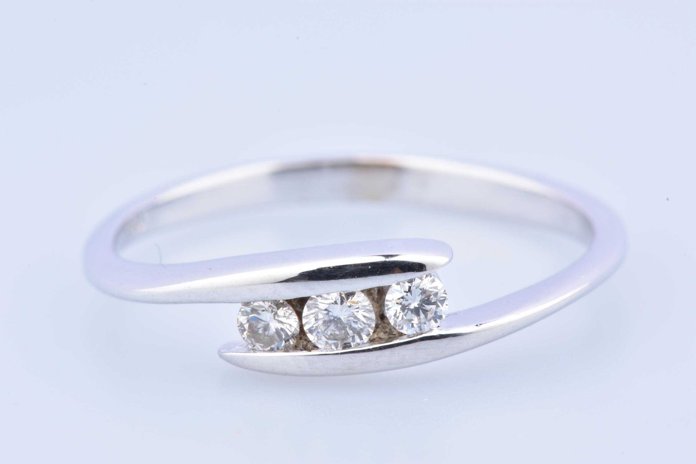 Bague étoile Plaqué Or Avec Zirconium - Neuve - Taille 56