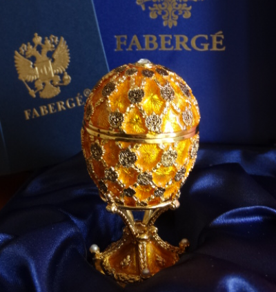 Fabergé, Oeuf Imperial au carrosse du couronnement - Fabergé - Certificat d’authenticité, numéroté, plaqué or 24 k 2