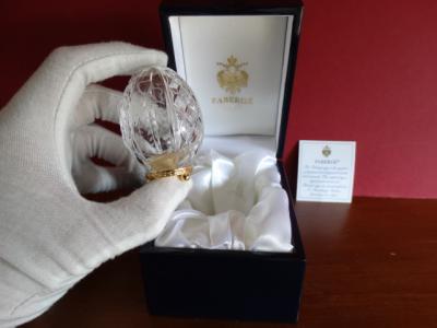 Faberge Imperial egg numbered- COA- numbered - Original box with eagle-24K gold finished 2