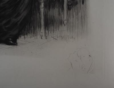 Alméry LOBEL-RICHE : L’étreinte - Gravure Originale Signée 2