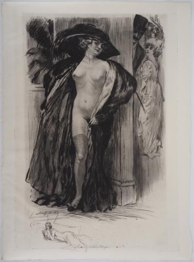 Alméry LOBEL-RICHE : Femme nue - Gravure Originale Signée 2