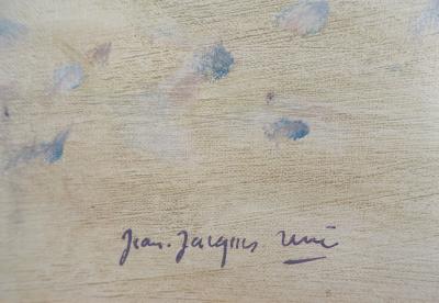 Jean-Jacques RENÉ : Beau temps à Dieppe - Huile sur toile signée 2