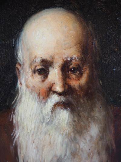 Adolphe MONTICELLI : Autoportrait - huile sur panneau 2