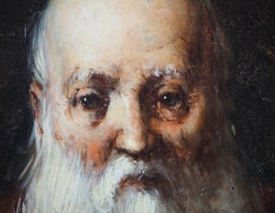 Adolphe MONTICELLI : Autoportrait - huile sur panneau 2