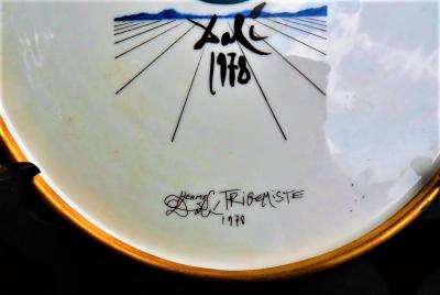 Salvador DALI - Service à Vin Porcelaine et Or 24k signé et numéroté 2