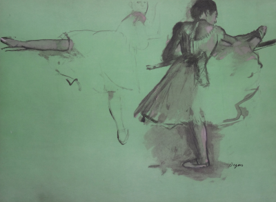 Edgar DEGAS (d’après) - Ballerine - Pochoir 2
