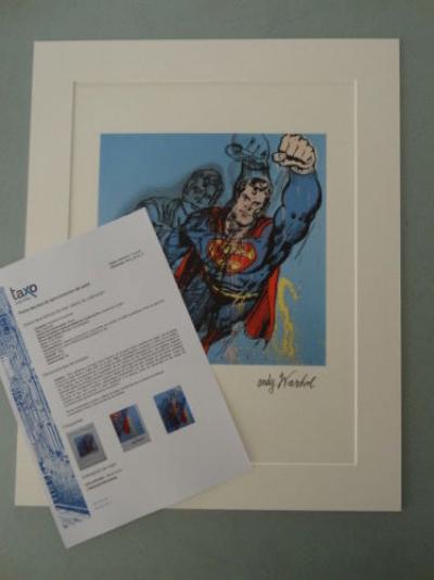 Andy WARHOL (d’après), Superman, Lithographie signée 2