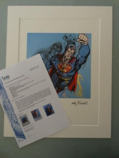 Andy WARHOL (d’après), Superman, Lithographie signée 2