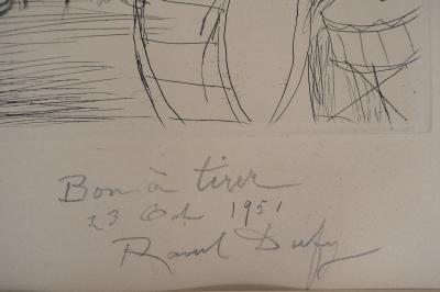 Raoul DUFY - The musicians, 1951 - Gravure originale signée 2