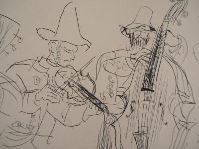 Raoul DUFY - The musicians, 1951 - Gravure originale signée 2