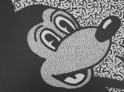 Keith HARING: Happy Mickey - Sérigraphie signé et numérotée 2