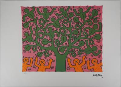 Keith HARING : Tree of Life - Sérigraphie Signée 2