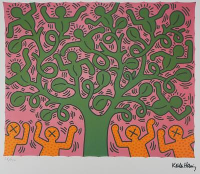 Keith HARING : Tree of Life - Sérigraphie Signée 2