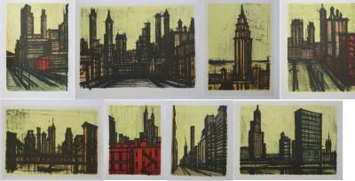 Bernard BUFFET (d’après) -  New York, 10 lithographies, 1967 par Mourlot 2