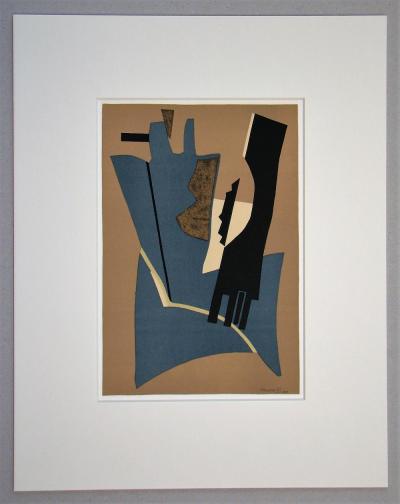 Alberto MAGNELLI (d’après) - Composition abstraite, 1975 - Lithographie signée 2