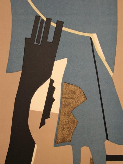 Alberto MAGNELLI (d’après) - Composition abstraite, 1975 - Lithographie signée 2