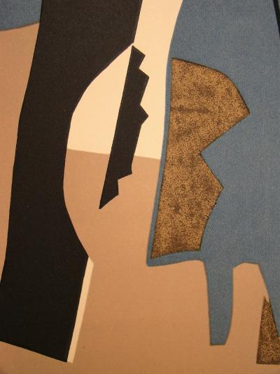 Alberto MAGNELLI (d’après) - Composition abstraite, 1975 - Lithographie signée 2