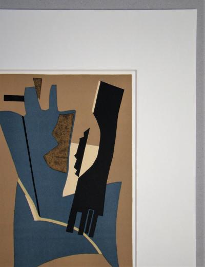 Alberto MAGNELLI (d’après) - Composition abstraite, 1975 - Lithographie signée 2