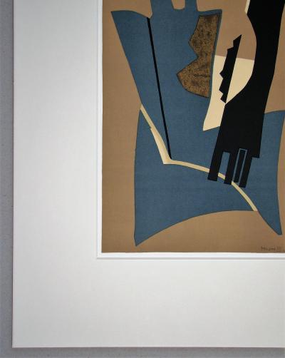 Alberto MAGNELLI (d’après) - Composition abstraite, 1975 - Lithographie signée 2