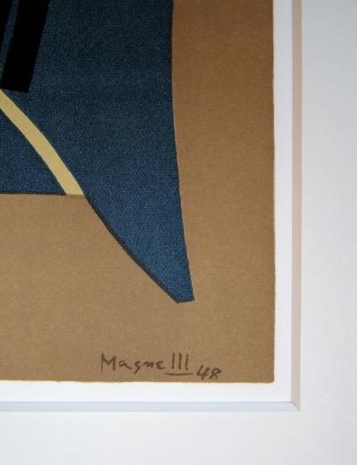 Alberto MAGNELLI - Composition, 1975 - Lithographie signée 2