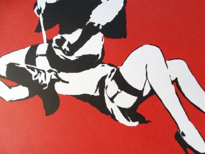 BANKSY (à la manière de) - Reine Victoria 2003, sérigraphie 2