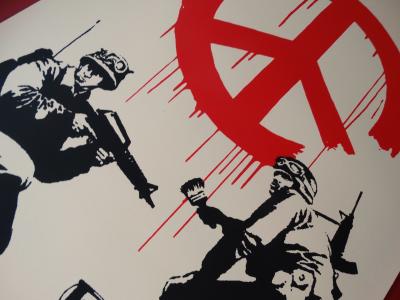 BANKSY (1974) (after) -CDN Soldiers 2005, signed silkscreen 2