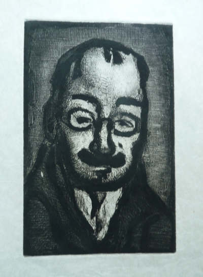 Georges ROUAULT : L’instituteur - Gravure originale signée 2