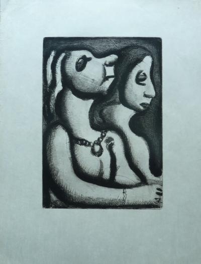 Georges ROUAULT : Deux femmes - Gravure originale signée 2