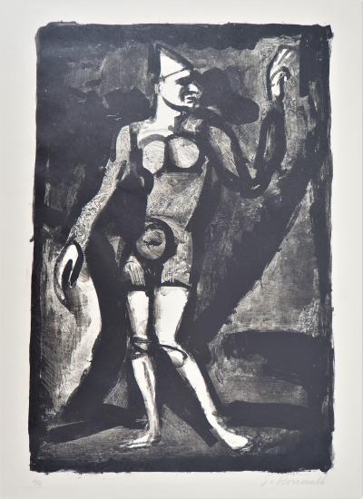 Georges ROUAULT : Le clown - Gravure originale signée au crayon 2