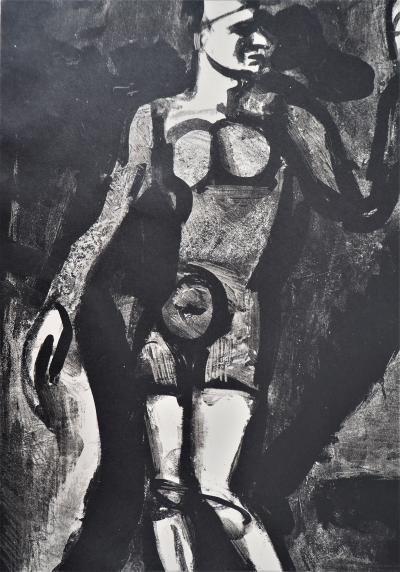 Georges ROUAULT : Le clown - Gravure originale signée au crayon 2