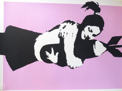 BANKSY (1974) (d’après) - Bomb Hugger 2003, sérigraphie signée 2
