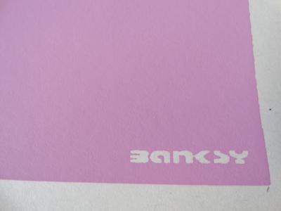 BANKSY (1974) (d’après) - Bomb Hugger 2003, sérigraphie signée 2