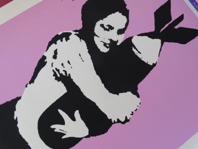 BANKSY (1974) (d’après) - Bomb Hugger 2003, sérigraphie signée 2