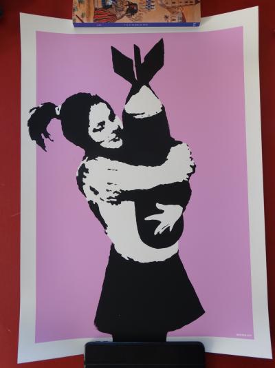 BANKSY (1974) (d’après) - Bomb Hugger 2003, sérigraphie signée 2