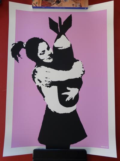 BANKSY (1974) (d’après) - Bomb Hugger 2003, sérigraphie signée 2