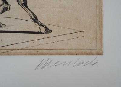 Claude WEISBUCH : Le cavalier audacieux - Gravure Originale Signée 2