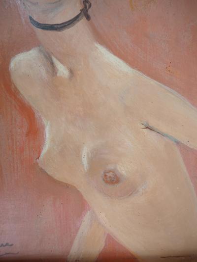Jean-Gabriel DOMERGUE : Annette - Huile sur isorel Signée 2