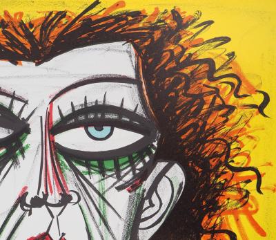 Bernard BUFFET : Le cri du clown, 1968 - Affiche lithographique 2