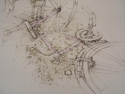 Hans Bellmer (1902-1975) - Fillette à vélo, gravure originale signée 2