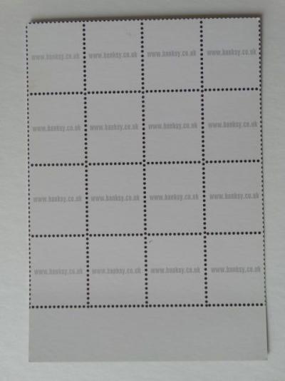 Banksy - Weapons of Mass Distraction, Strip of 16 stamps 2
