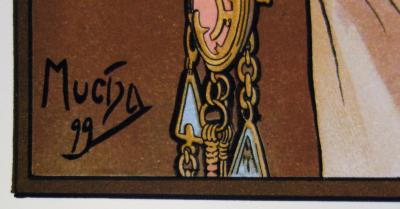 Alphonse MUCHA (d’après) : La Plume - Giclée sur vélin 2