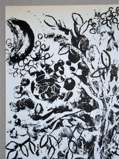 Marc CHAGALL - Le Couple devant l’arbre,1960, Lithographie originale 2
