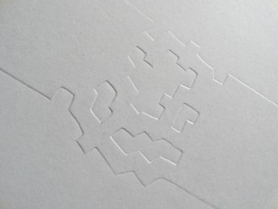 Eduardo Chillida - Sans titre, 1980, gaufré 2