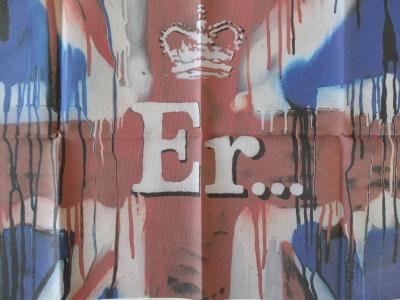 BANKSY (d’après) - Union Jack - Torchon 2