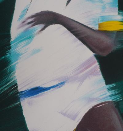 Victor SPAHN : Tennisman - Lithographie Originale Signée 2