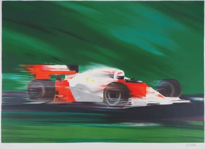 Victor SPAHN : Formule 1 - Lithographie Originale Signée 2