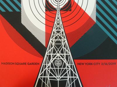 Shepard FAIREY (OBEY) : Interpol - Sérigraphie originale signée 2
